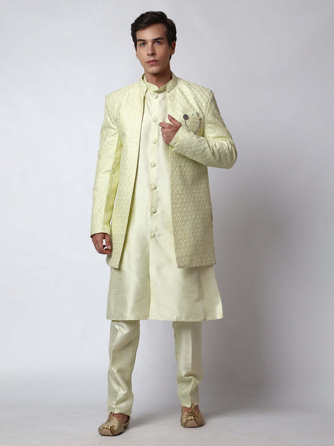 Citron Indo Western Dress for Men Indo Western Dress